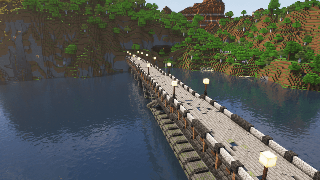 Built this bridge with a friend in just a few hours for a server we're ...
