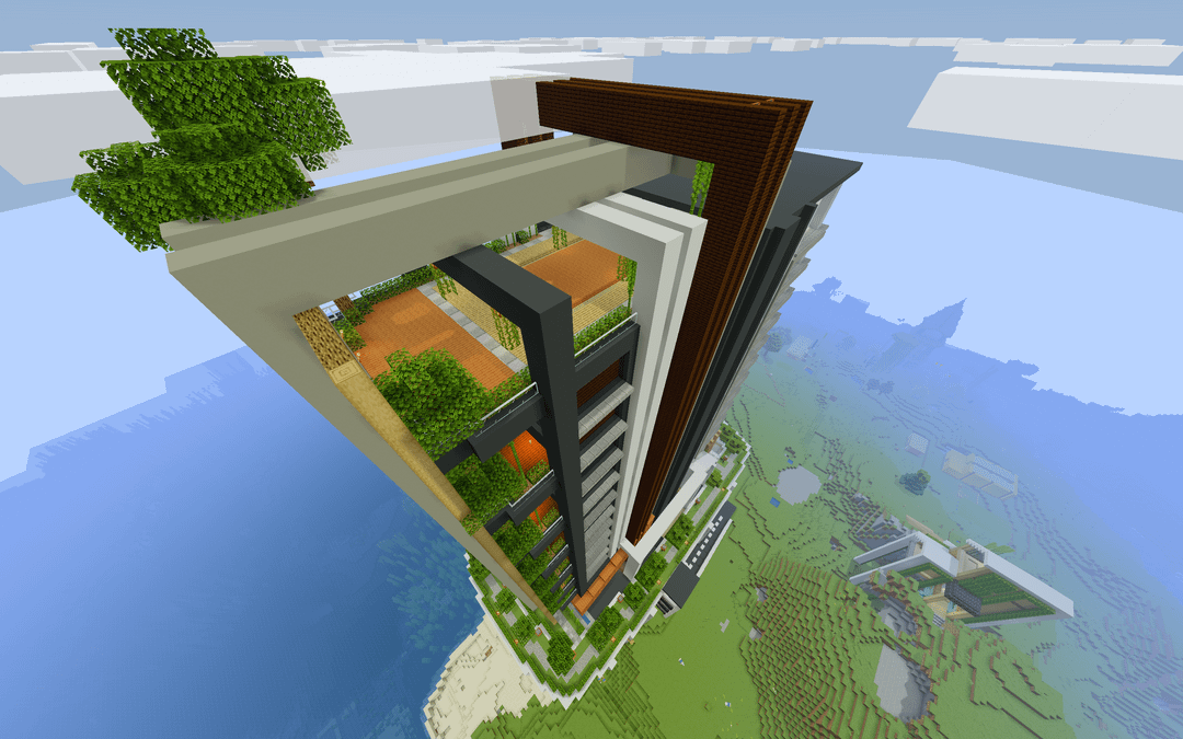 High Rise Build Minecraft I've spent 3 months or so on a private server building a high rise ...