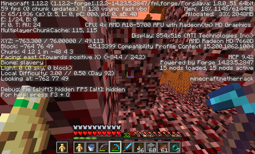 I dare you to guess the mod that this is from - MineNest, Mine Nest