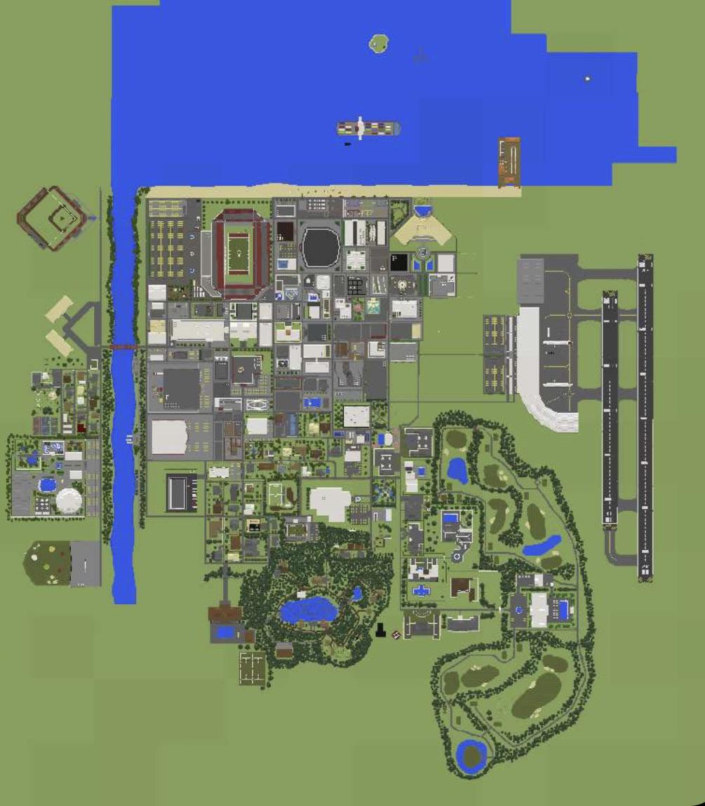Current Map of My Minecraft Creative City - MineNest, Mine Nest