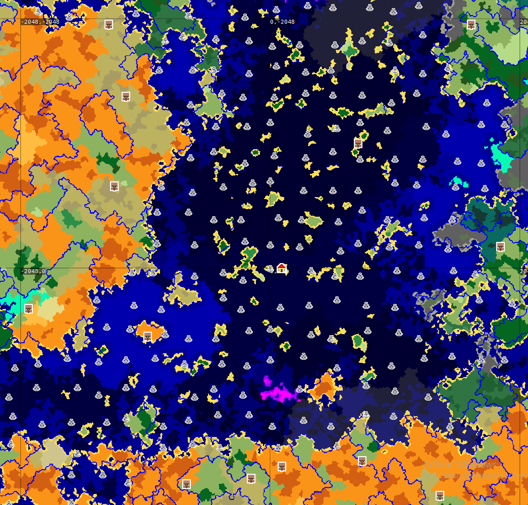 island world Java from 1.8 to 1.15.2 - seed 45445772 - MineNest, Mine Nest