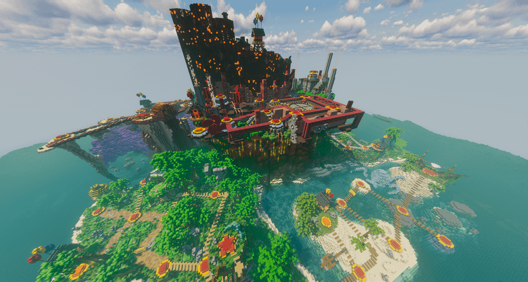 DKCR Minecraft Parkour Map progress update - MineNest, Mine Nest