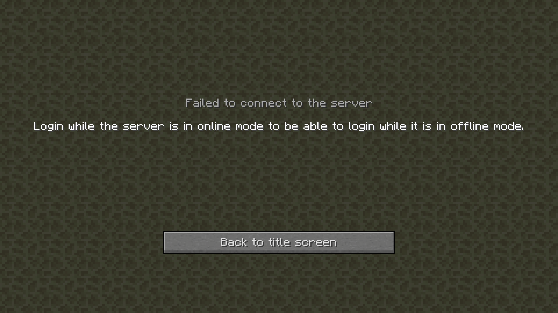 Offline mode is set to false so what to do ? - MineNest, Mine Nest