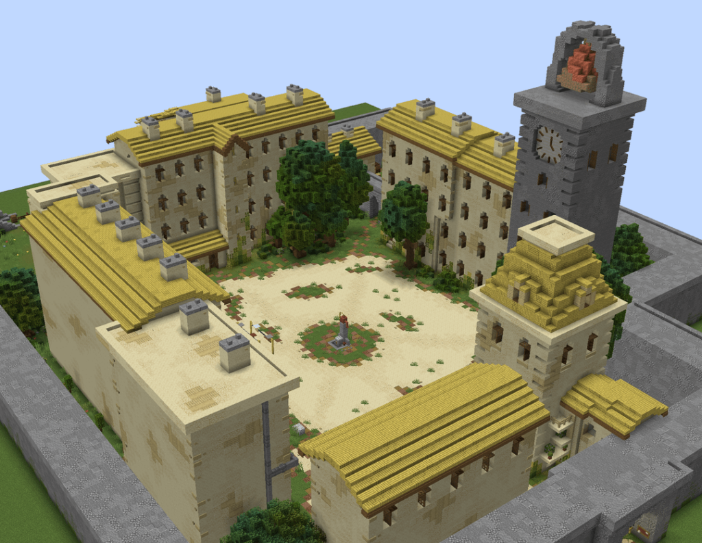 Recreation of the Old Home from the Haibane Renmei anime.