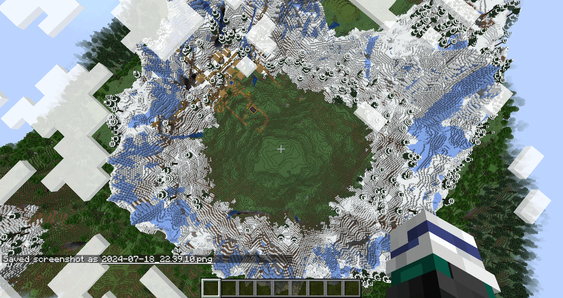 Java 1.21 Cool Mountain Village in a Caldera Thing. - MineNest, Mine Nest
