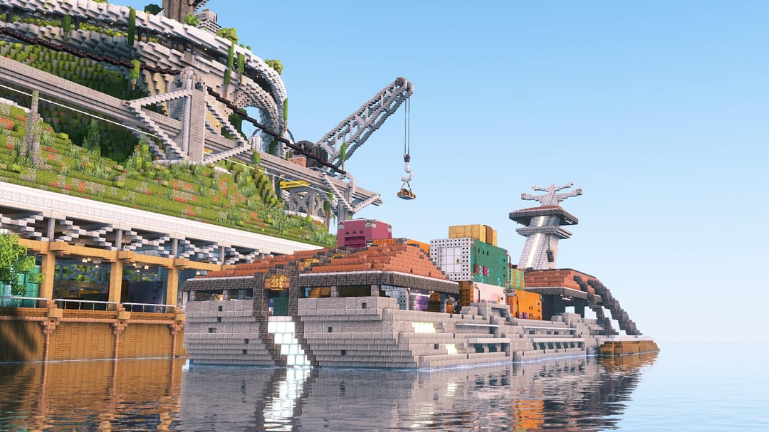 Solarpunk Mega Factory The most comprehensive thing I've ever built- this epic Solarpunk City ...