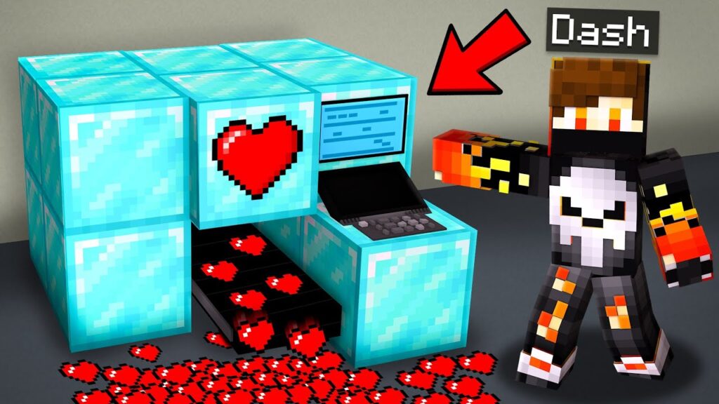 Dash Made A Heart Factory in MINECRAFT….. Dash Made A Heart Factory in MINECRAFT.....