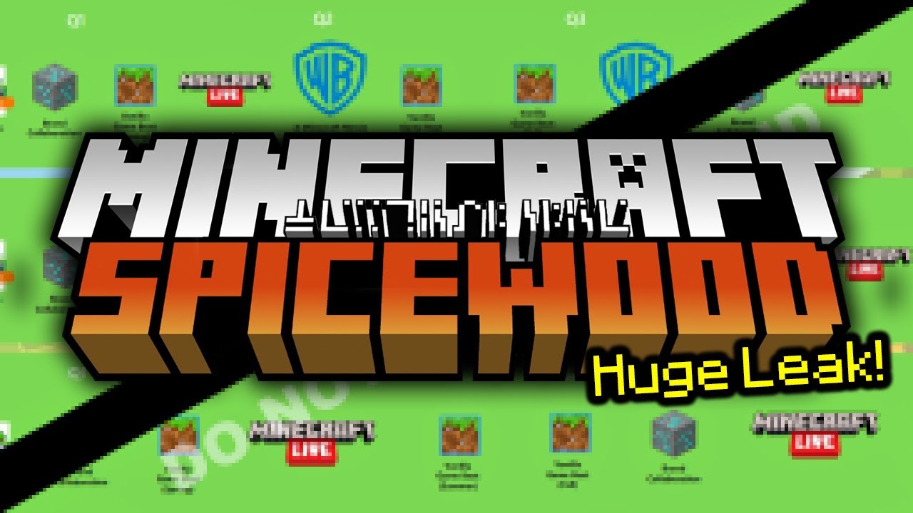 MINECRAFT'S BIGGEST LEAK EVER REVEALS SPICEWOOD GAME & 3 YEAR UPDATE