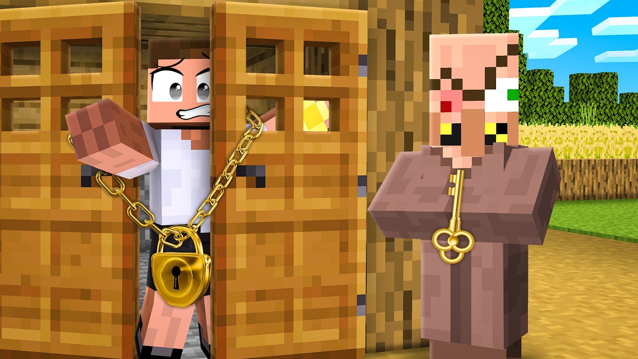 Why this Villager Locked Me in Minecraft.. - MineNest, Mine Nest