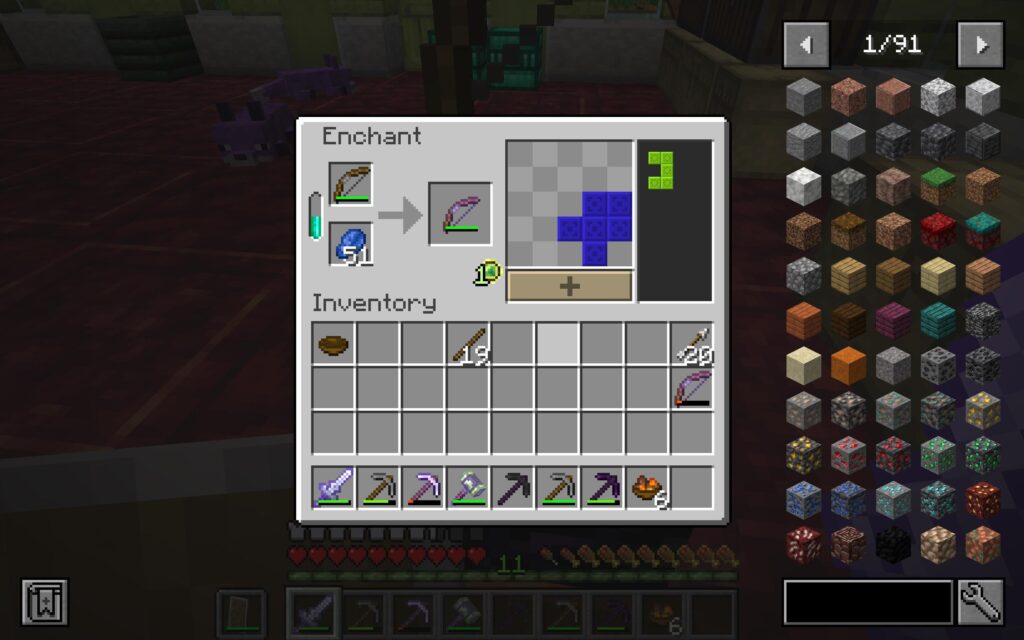 Does anybody know what mod this Tetris enchanting is from? And is there ...