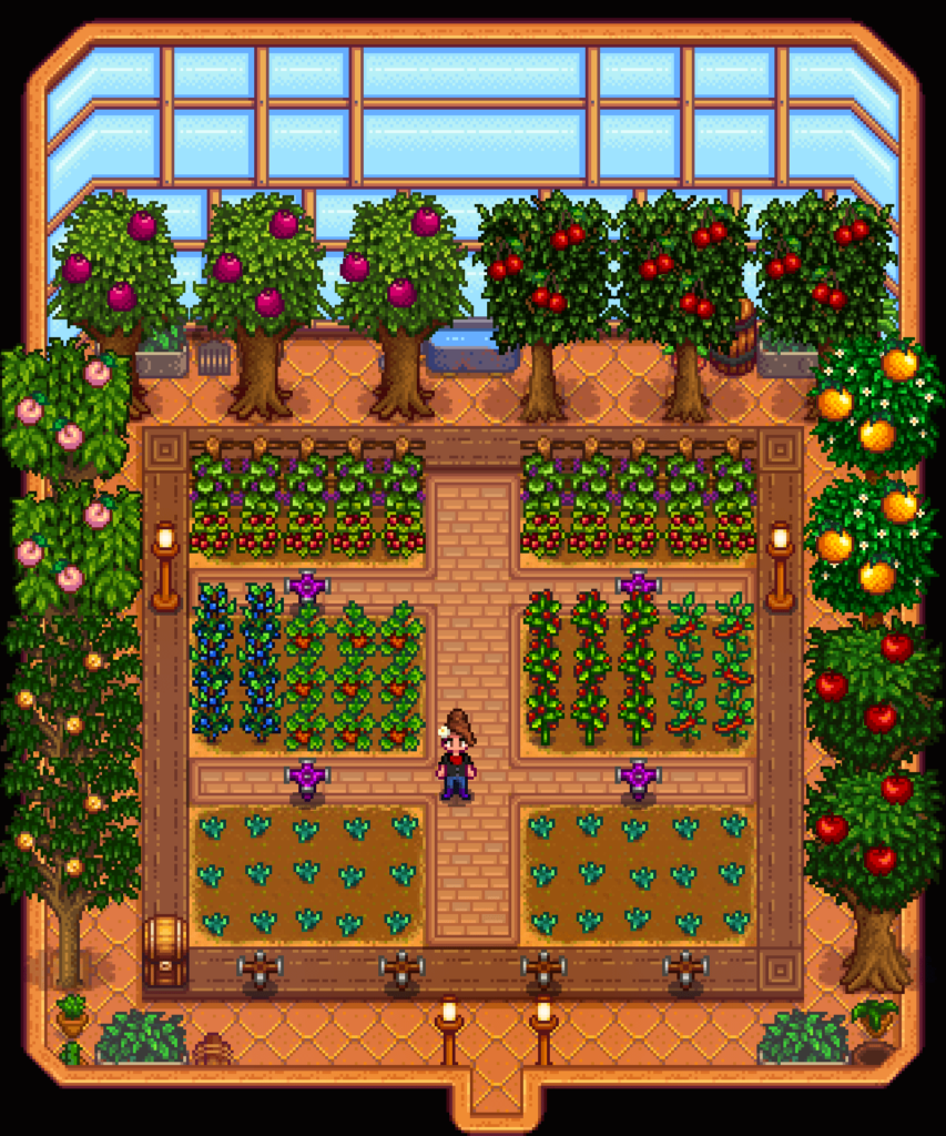 A smaller, organized Greenhouse Layout