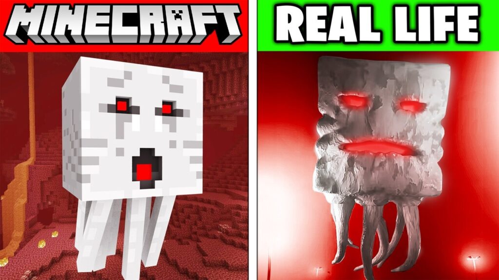 Minecraft Mobs in REAL LIFE! (animals, items, blocks)