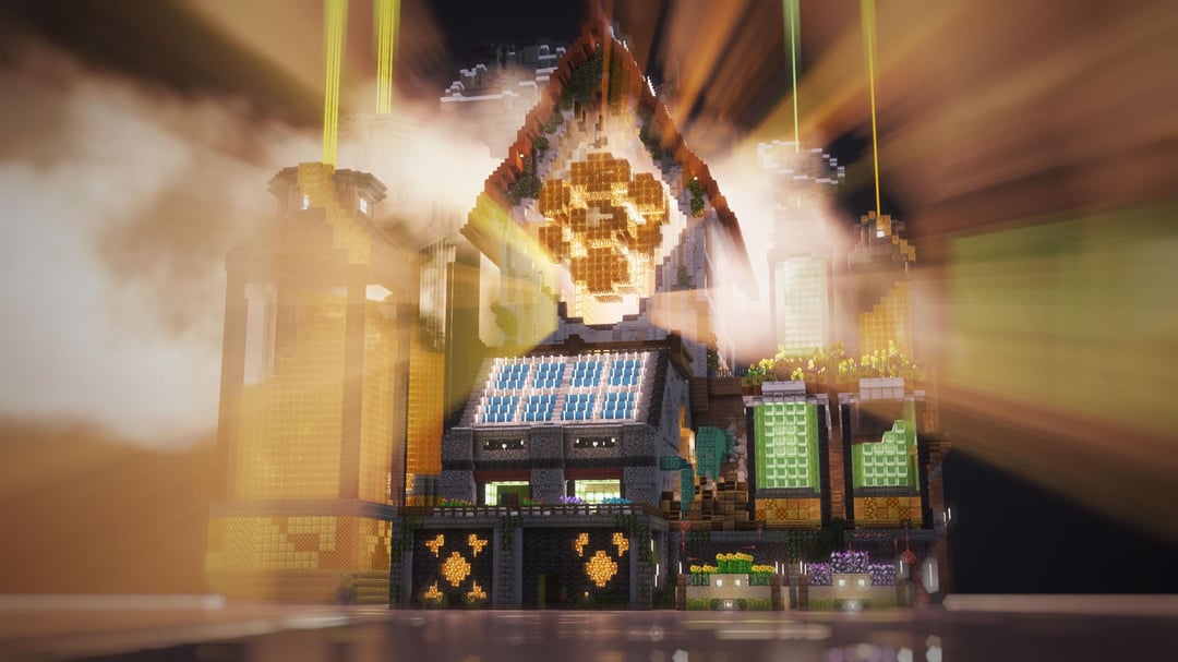 Solarpunk Mega Factory Solarpunk Inspired Honey Factory - MineNest, Mine Nest