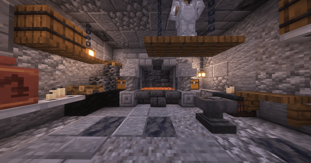 Interior design for Blacksmith - MineNest, Mine Nest