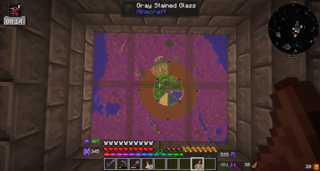 Does anyone know a mod to align my map to the center of my base ...