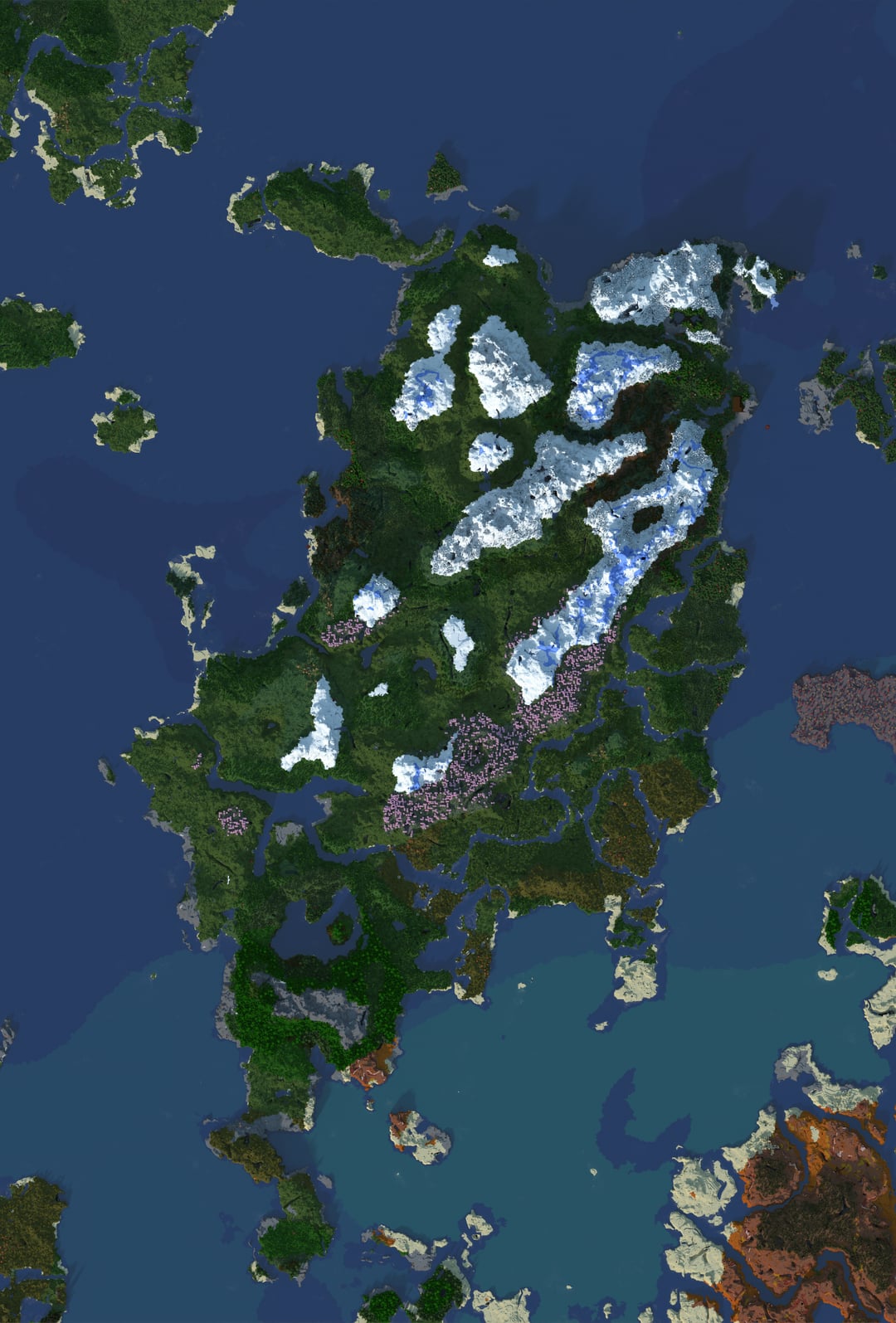 Beautiful Continent Seed, 942378222027276288. 7 Villages, 10 Ancient ...