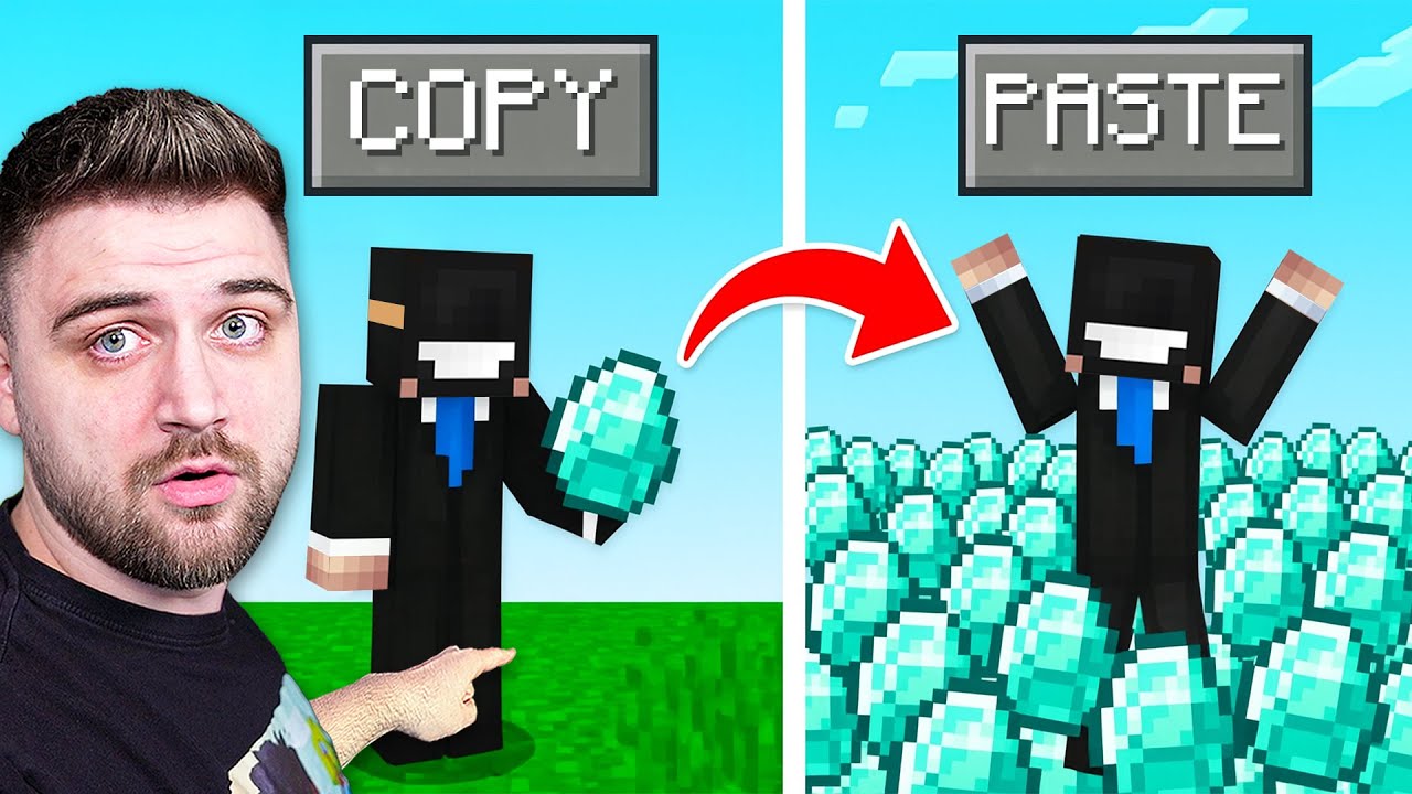 Folosesc COPY & PASTE pe Minecraft... - MineNest, Mine Nest