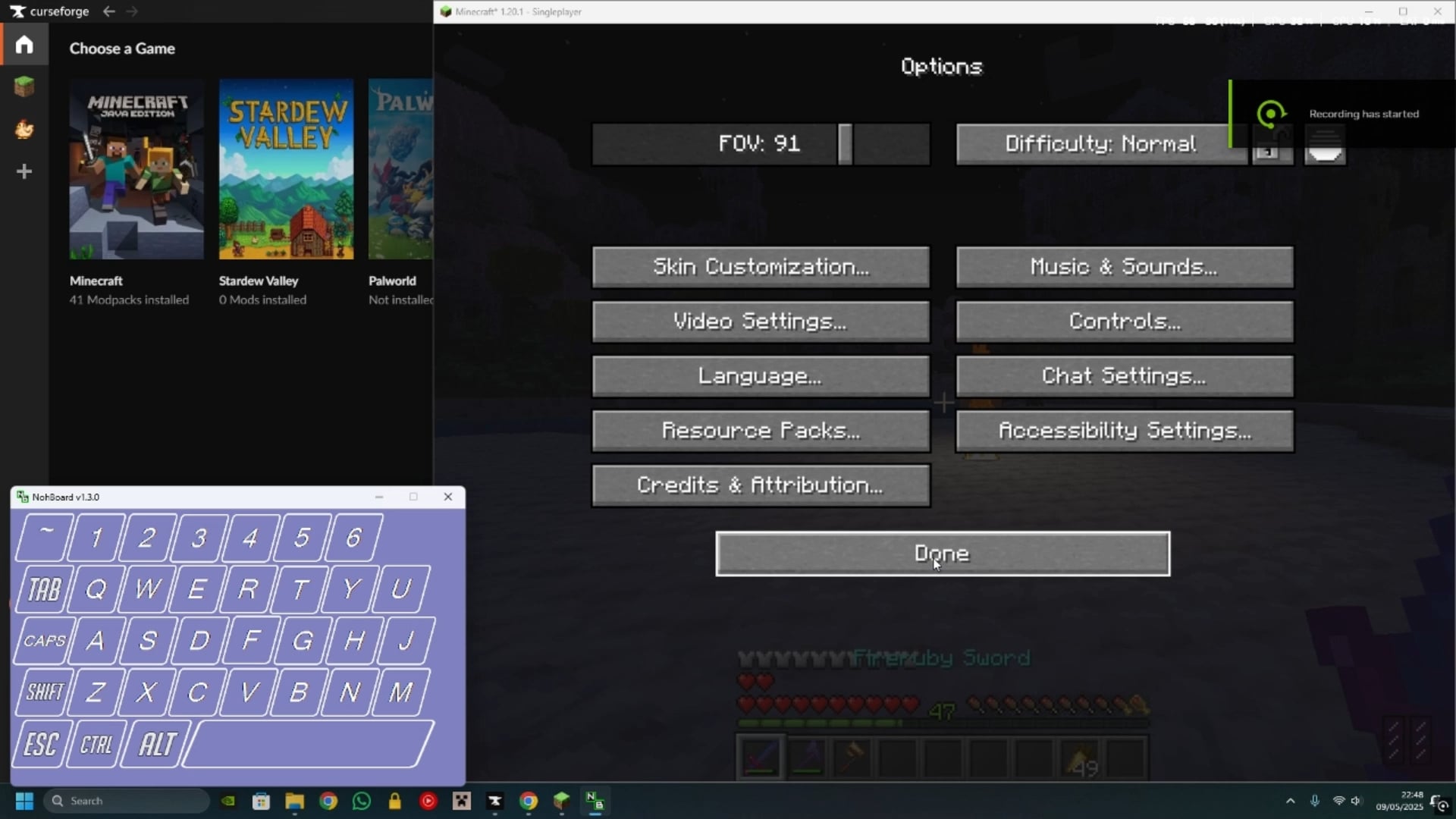 my controls wont change - MineNest, Mine Nest