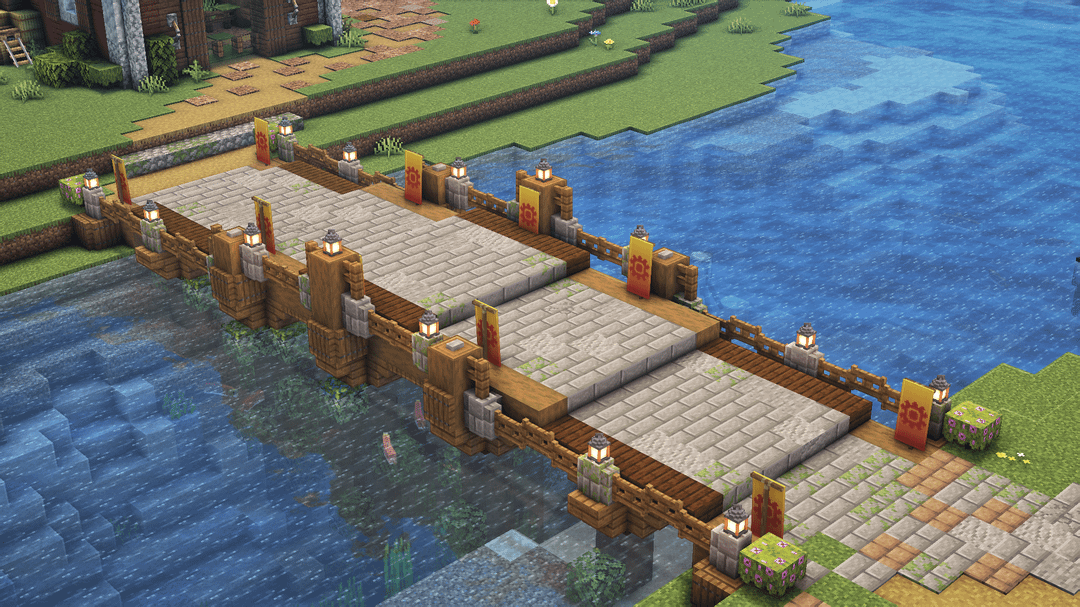 I created a bridge in Minecraft for the first time! - MineNest, Mine Nest