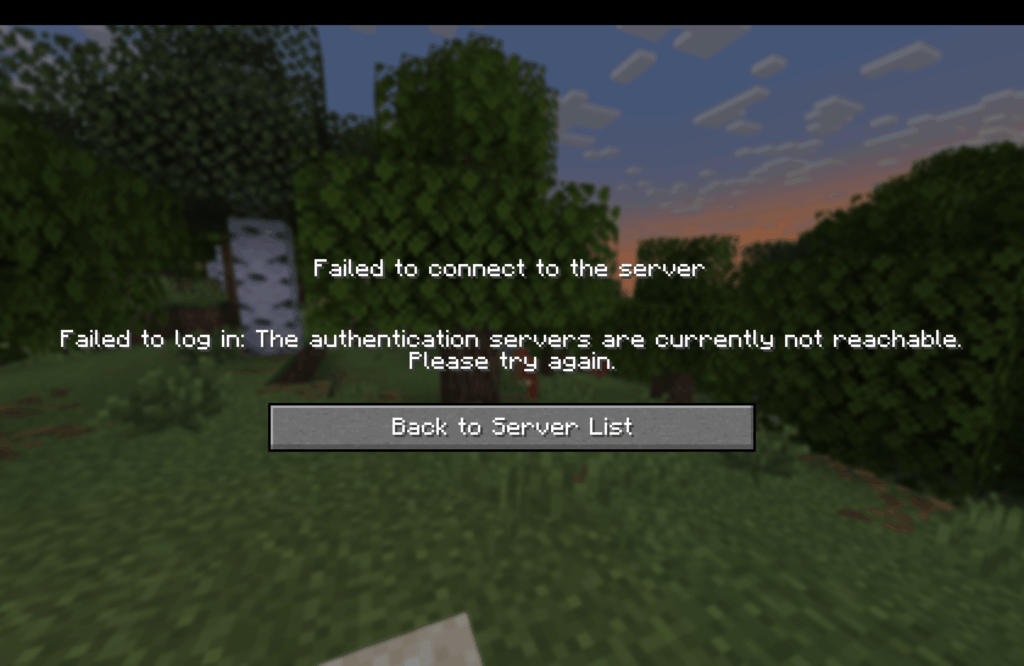 What does this mean, and how do I fix this issue? - MineNest, Mine Nest
