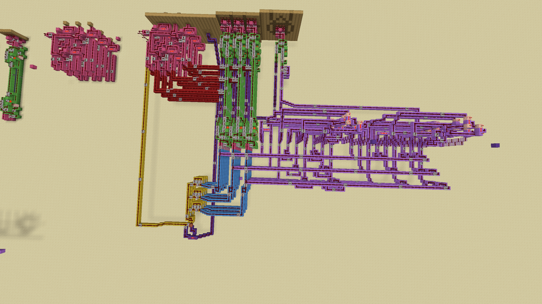 my first real redstone project (tic tac toe with win - MineNest, Mine Nest