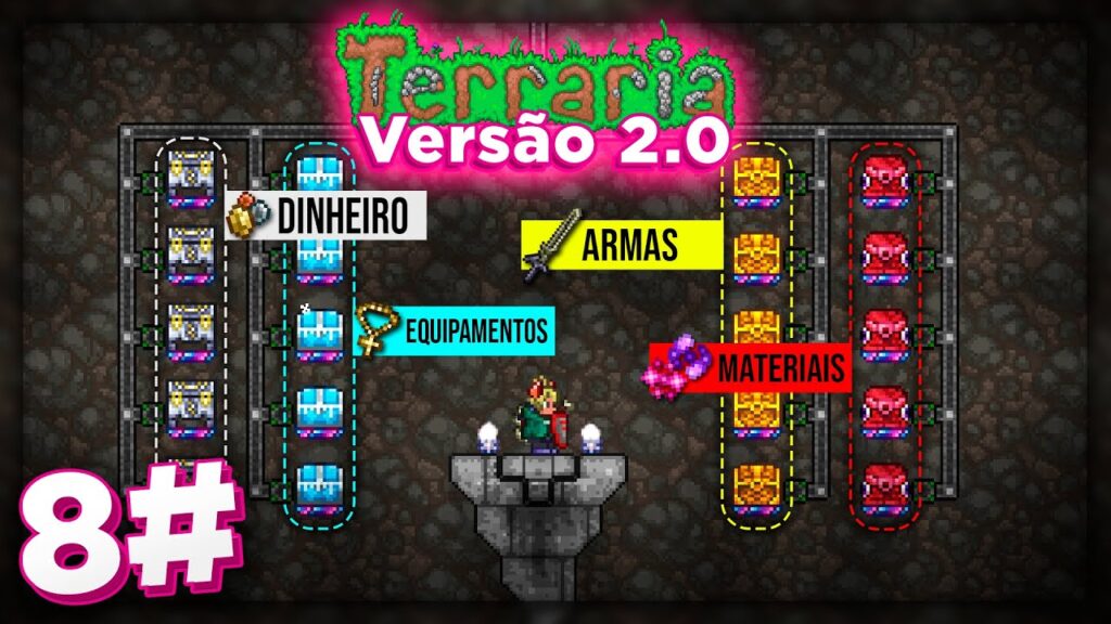 Eu criei um SEPARADOR DE ITENS AUTOMATICO no terraria! | Terraria 2.0 | Ep: 08 Eu criei um SEPARADOR DE ITENS AUTOMATICO no terraria! | Terraria 2.0 | Ep: 08