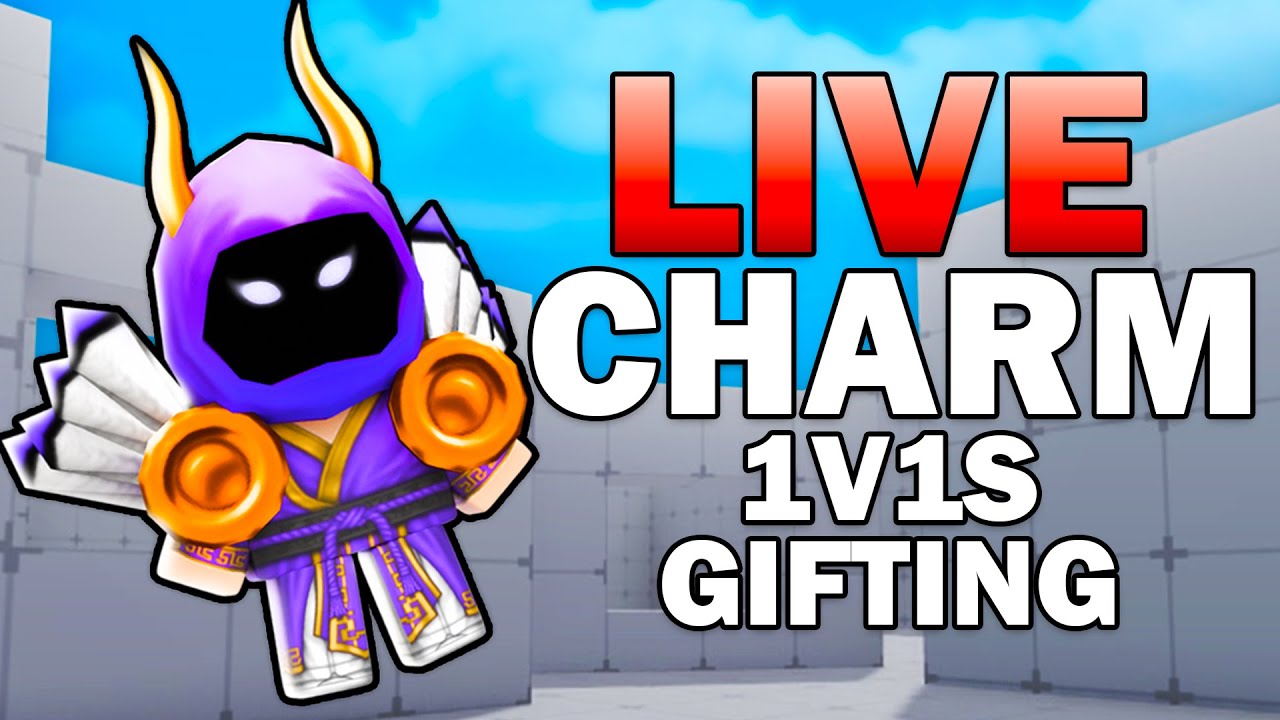 1V1ING VIEWERS FOR CHARM! Roblox Rivals Live - MineNest, Mine Nest