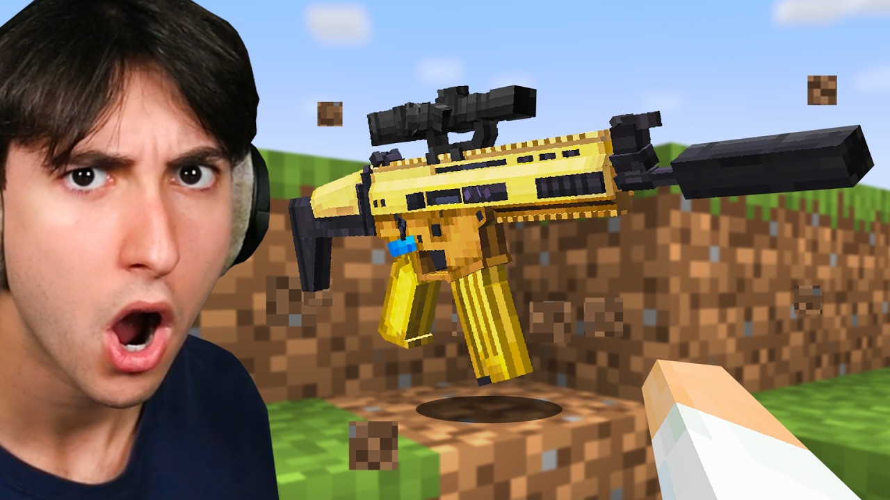 Minecraft, But Every Drop is a Gun - MineNest, Mine Nest