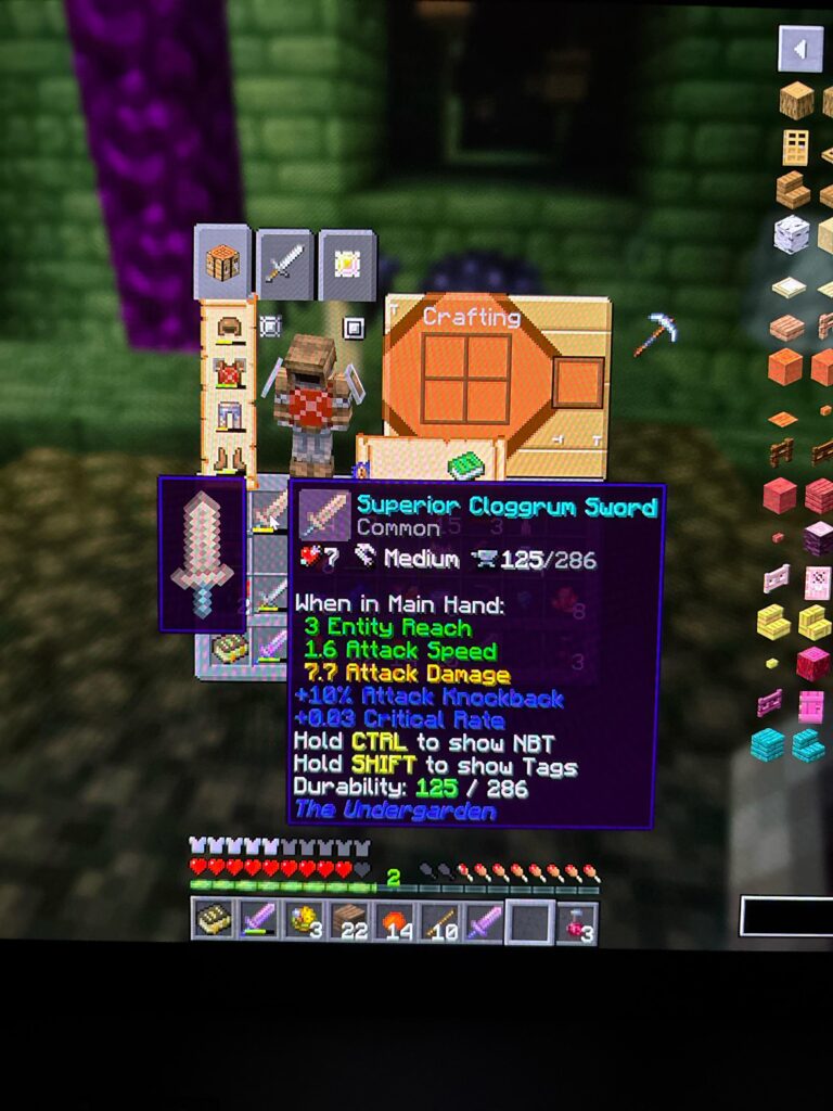 What mod is causing these massive tooltips? - MineNest, Mine Nest