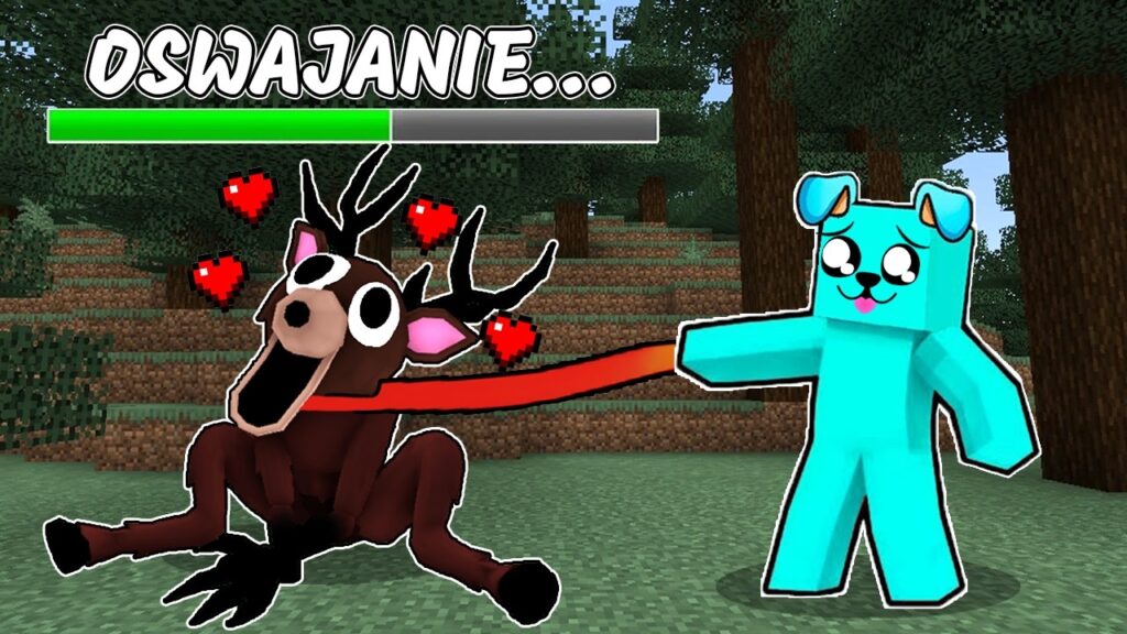 OSWOIŁEM JELENIA z 99 NOCY 🌙 w Minecraft ❤️😨