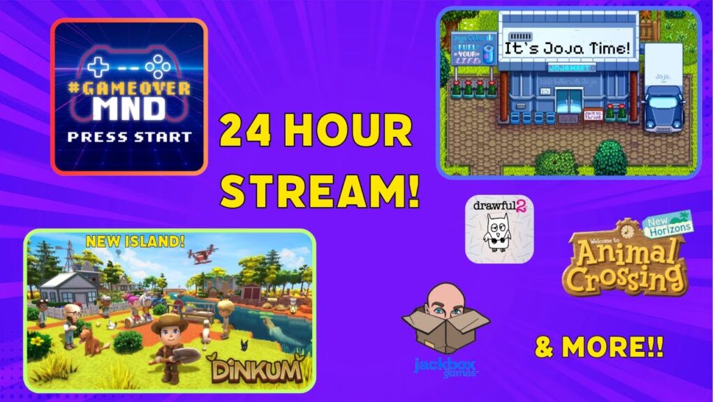 STARDEW VALLEY SABOTAGE – 24 HOUR STREAM | #GAMEOVERMND | Part 2(b) STARDEW VALLEY SABOTAGE - 24 HOUR STREAM | #GAMEOVERMND | Part 2(b)