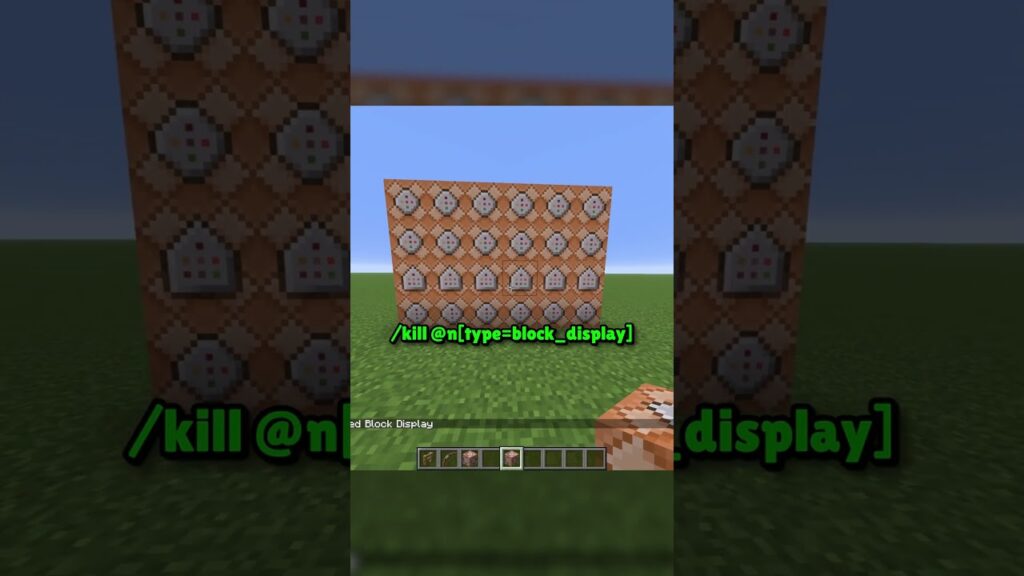 Make an Animated Gate with Commands #minecraft Make an Animated Gate with Commands #minecraft