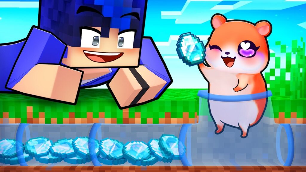 Becoming a BABY HAMSTER in Minecraft!