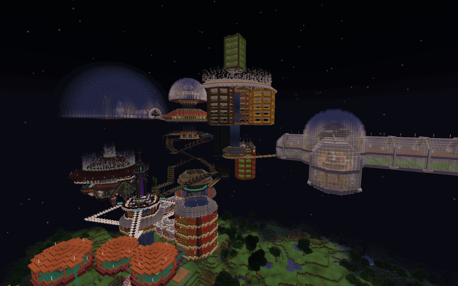 1100+ hours survival minecraft base, no mods, no cheats, no automatic farms