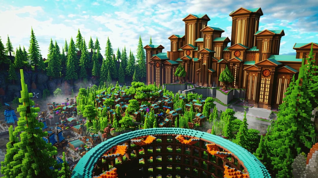 My builds over the last year or so - MineNest, Mine Nest