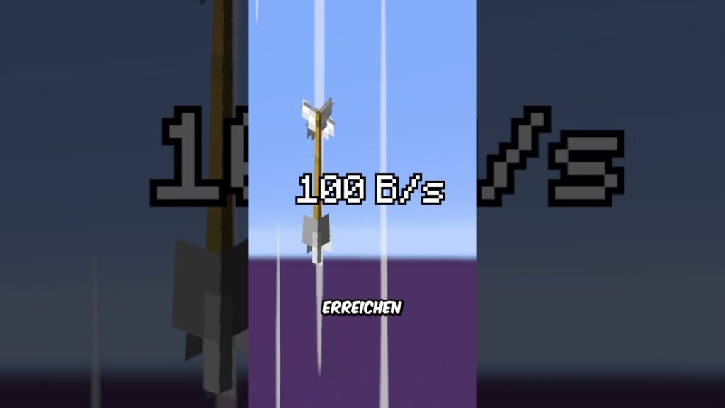 Pfeile in Minecraft können UNENDLICH Schaden machen