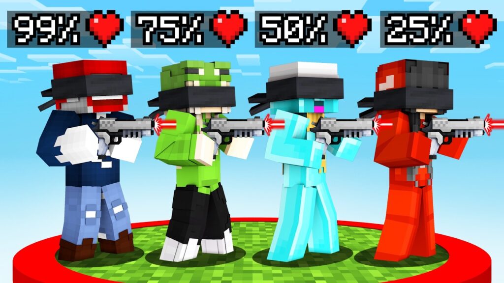 Ich MUSS Meine BESTEN FREUNDE Treffen in Minecraft Blind Shot