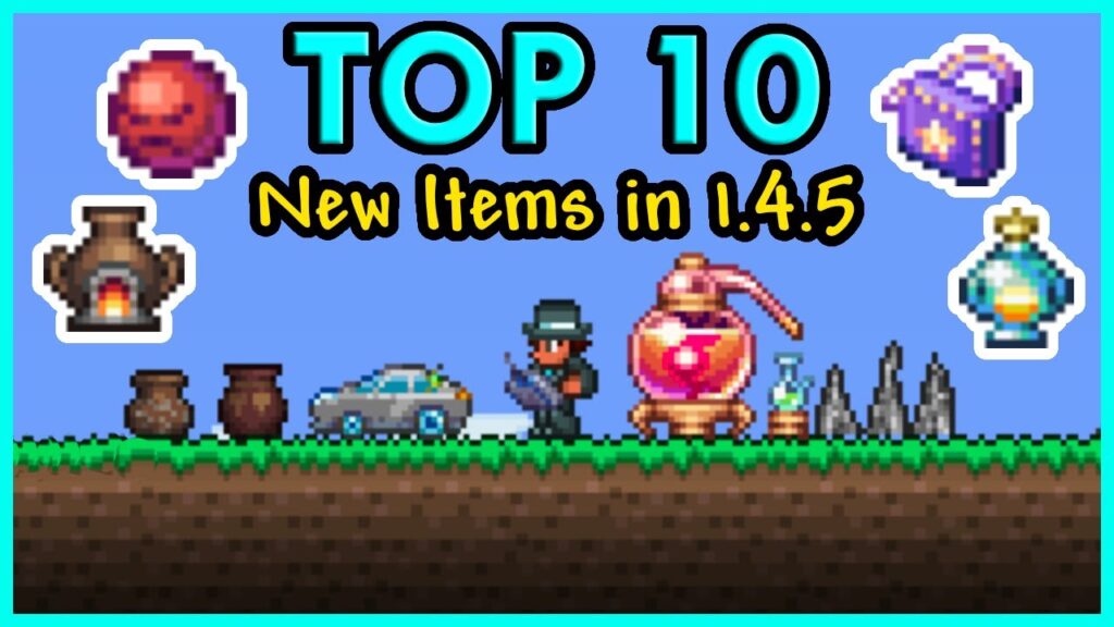 TOP 10 New Items Added in Terraria 1.4.5 TOP 10 New Items Added in Terraria 1.4.5