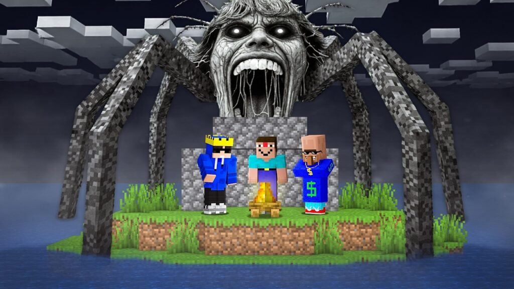 Alpha and Rich Villager Got Stuck on Mysterious Scary Island.. Alpha and Rich Villager Got Stuck on Mysterious Scary Island..