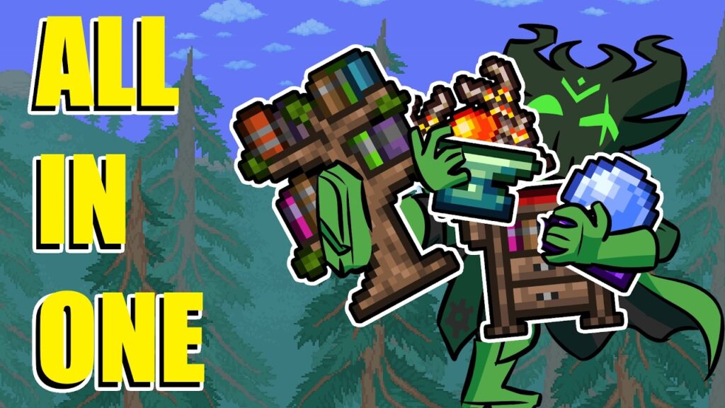 How to build an All-In-One Crafting Area! | Terraria 1.4.5 How to build an All-In-One Crafting Area! | Terraria 1.4.5