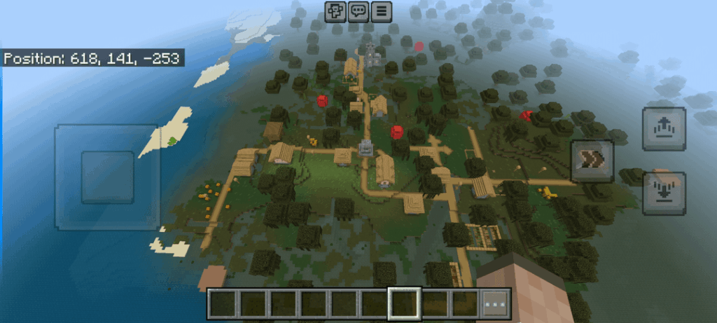 Weird things near spawn. Great for building a mushroom or swamp house. [Seed: 126984474030791838]
