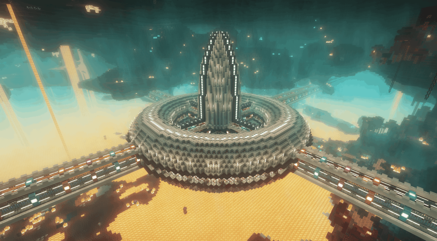 New Nether Hub In My Hardcore World