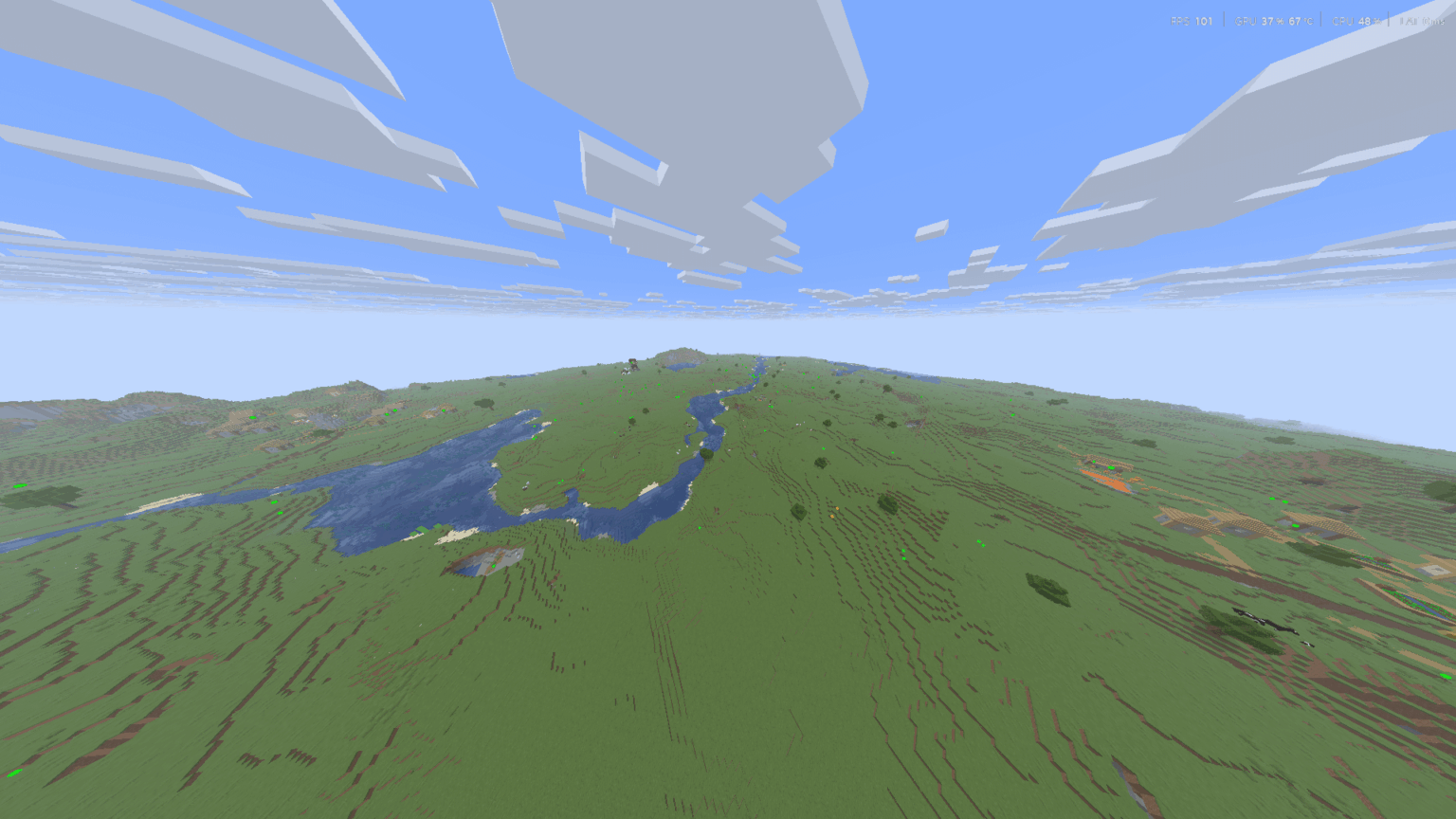 HUGE Plains biome over 5 million square blocks.