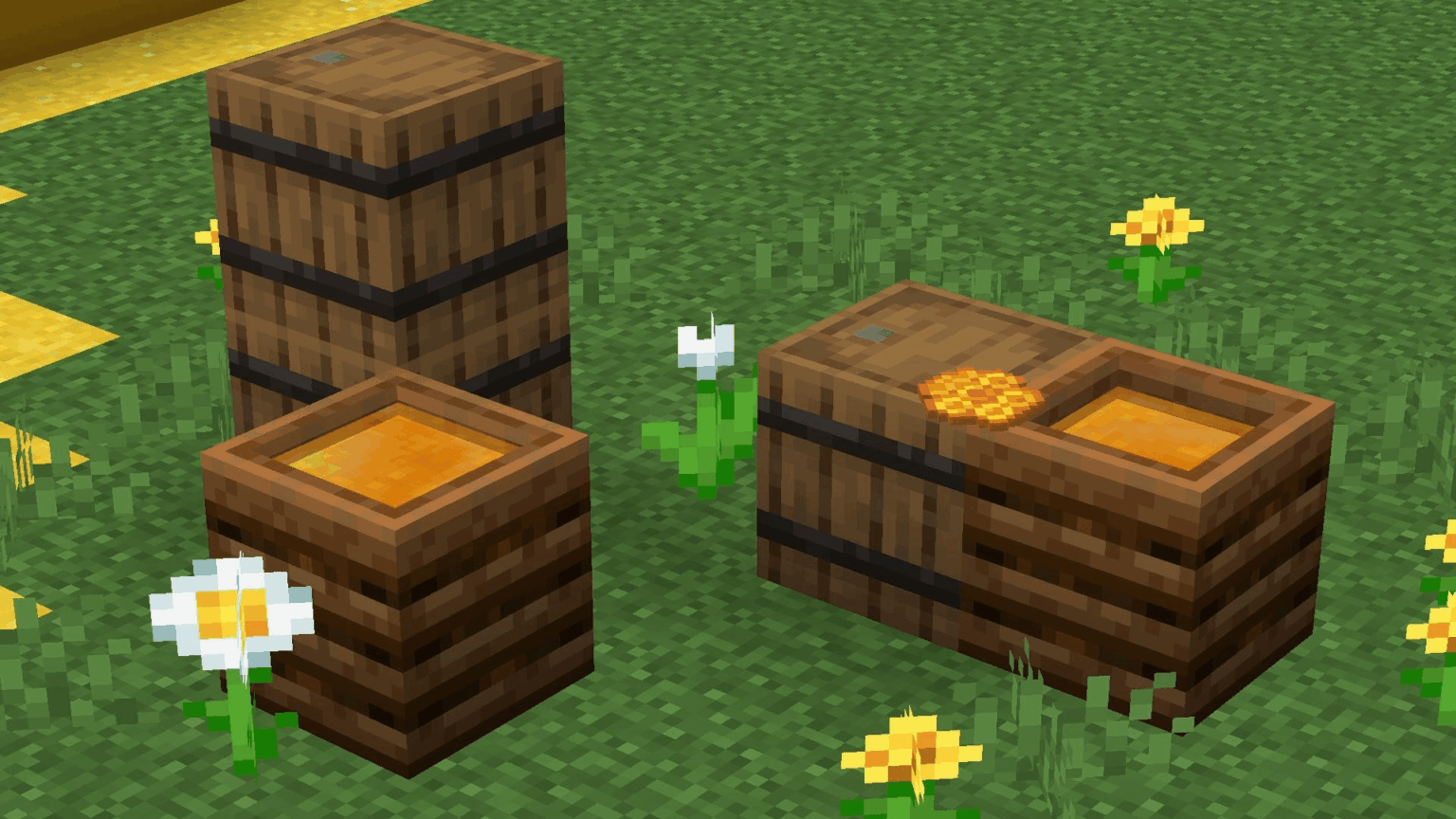 Honey barrels