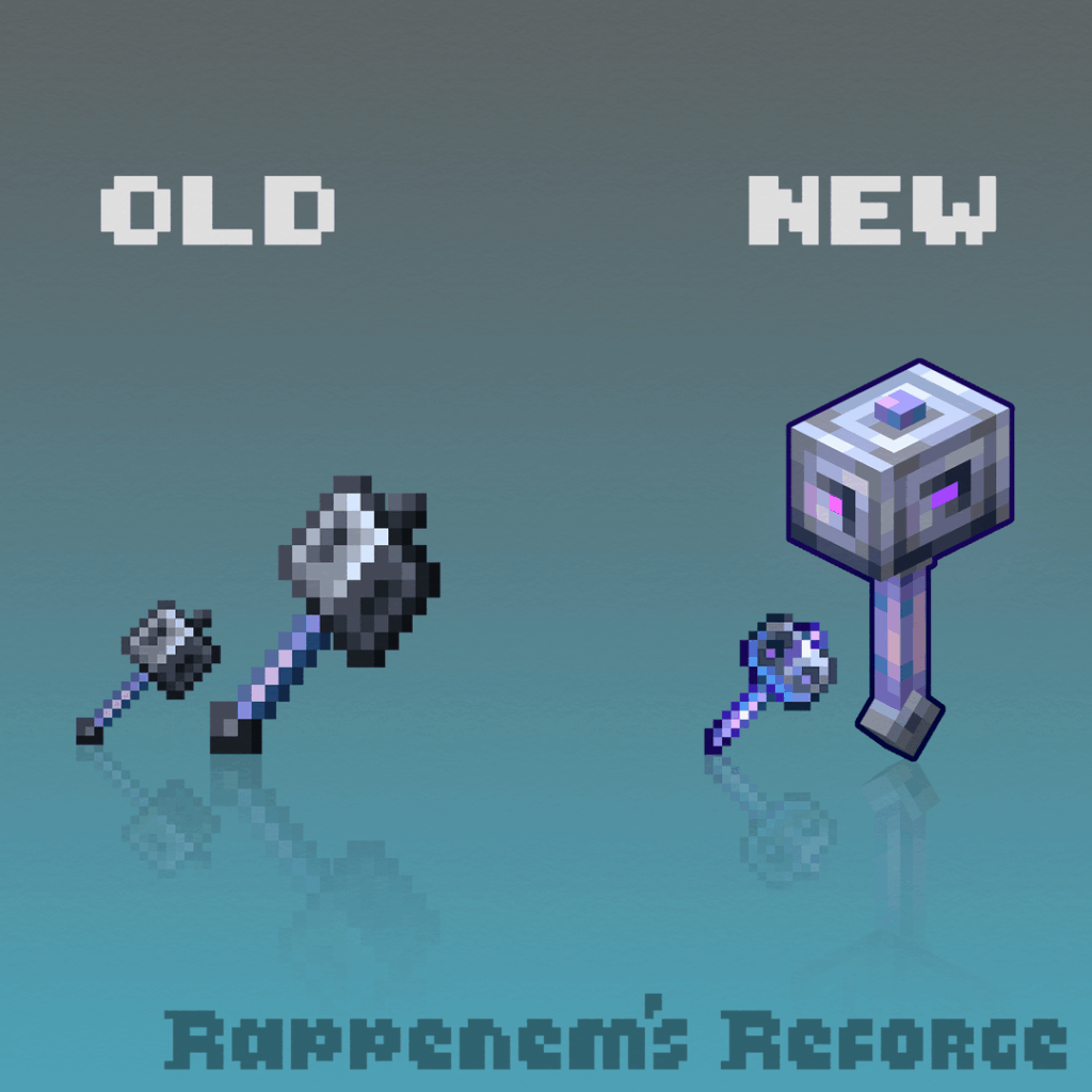 Redesigned the mace for my pack!
