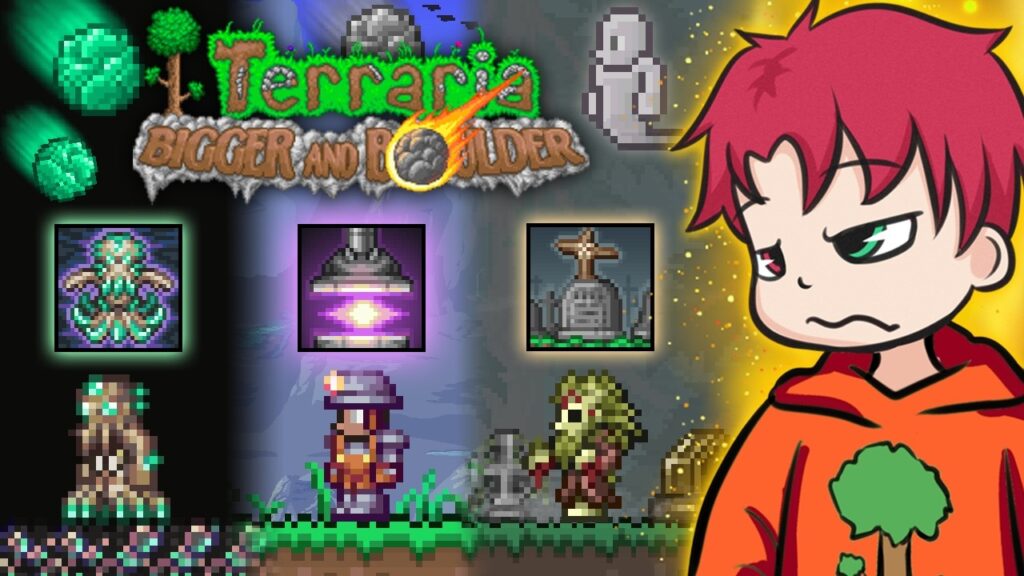 100% W TERRARII, czyli WSZYSTKIE OSIĄGNIĘCIA 👑 TERRARIA 1.4.5: BIGGER AND BOULDER #20 [BONUS]