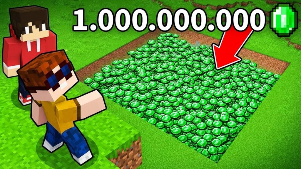 Pat FINDET 1.000.000 SMARAGDE in Minecraft! Pat FINDET 1.000.000 SMARAGDE in Minecraft!