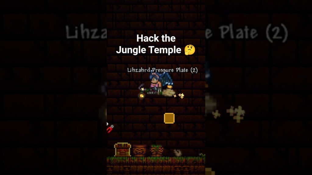 Hack the Jungle Temple with a Simple Trick! #terraria #shorts #gaming Hack the Jungle Temple with a Simple Trick! #terraria #shorts #gaming