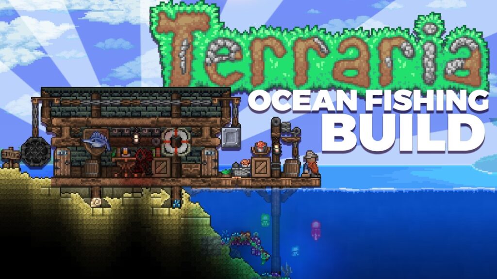 Terraria Fishing Spot Build! | Terraria 1.4.5 Ocean Build! Terraria Fishing Spot Build! | Terraria 1.4.5 Ocean Build!