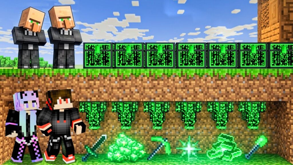Mcflame Robbed HACKER Villagers in Minecraft !!